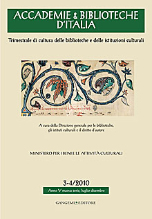 Accademie & Biblioteche d’Italia 3-4/2010