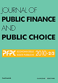 Journal of Public Finance and Public Choice n. 2-3/2010