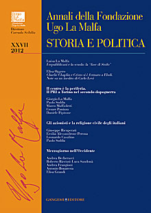 Annali della Fondazione Ugo La Malfa XXVII - 2012