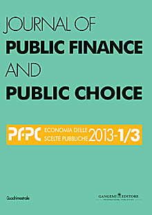 Journal of Public Finance and Public Choice n. 1-3/2013