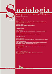 Sociologia n.3/2017 Supplemento