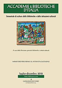 Accademie & Biblioteche d’Italia 3-4/2018