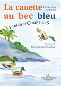 La canette au bec blue