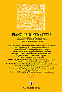 Piano Progetto Città 09/10 1990