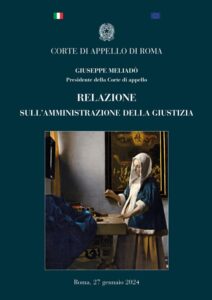 Relazione sull’amministrazione della giustizia 2023