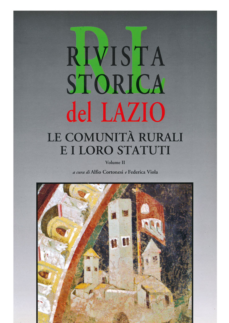Rivista Storica del Lazio 22/2005-2006. Volume II