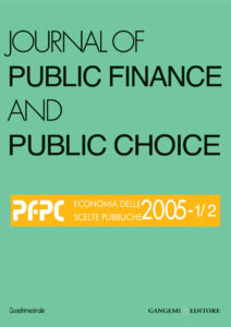 Journal of  Public Finance and Public Choice n. 1-2/2005