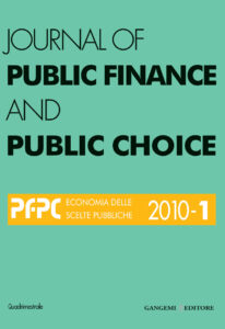 Journal of Public Finance and Public Choice n. 1/2010