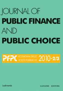 Journal of Public Finance and Public Choice n. 2-3/2010