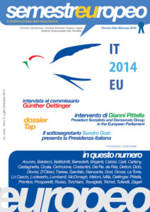 Semestre Europeo n. Unico – Anno 5, Luglio-Dicembre 2014