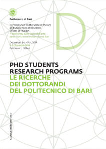 Le ricerche dei dottorandi del Politecnico di Bari – PHD Students research programs