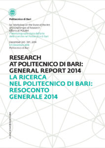 La Ricerca nel Politecnico di Bari: Resoconto Generale 2014 – Research at Politecnico di Bari: General Report 2014