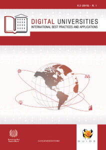Digital Universities V.2 (2015) n. 1