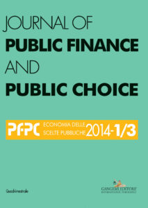 Journal of Public Finance and Public Choice n. 1-3/2014
