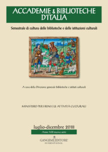 Accademie & Biblioteche d’Italia 3-4/2018