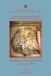 Bollettino degli usi civici della provincia di Rieti