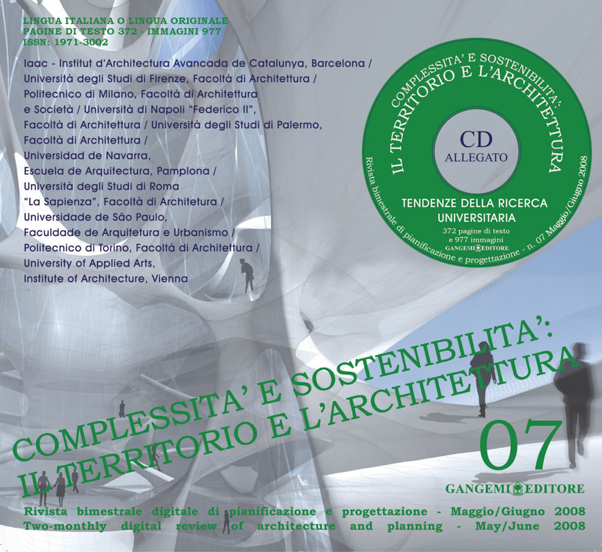 Complessità e sostenibilità: il territorio e l'architettura n. 07/2008