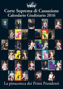 Corte Suprema di Cassazione. Calendario Giudiziario 2016