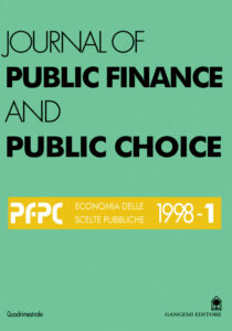 Journal of Public Finance and Public Choice n. 1-1998