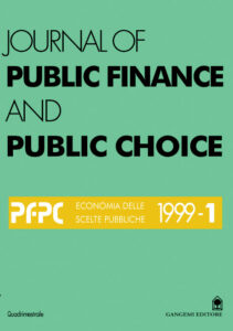 Journal of Public Finance and Public Choice n. 1/1999