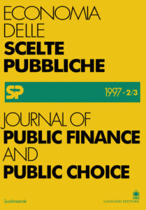 Journal of Public Finance and Public Choice n.2/3-1997