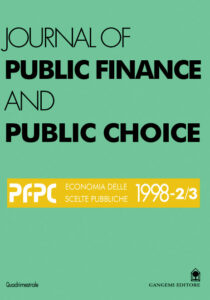 Journal of Public Finance and Public Choice  n. 2/3-1998