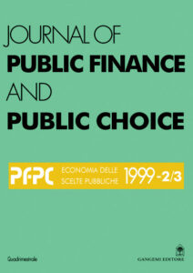 Journal of Public Finance and Public Choice  n. 2/3 – 1999